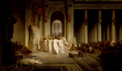 A Morte de César, c. 1859-1867, de Jean-Léon Gérôme. 